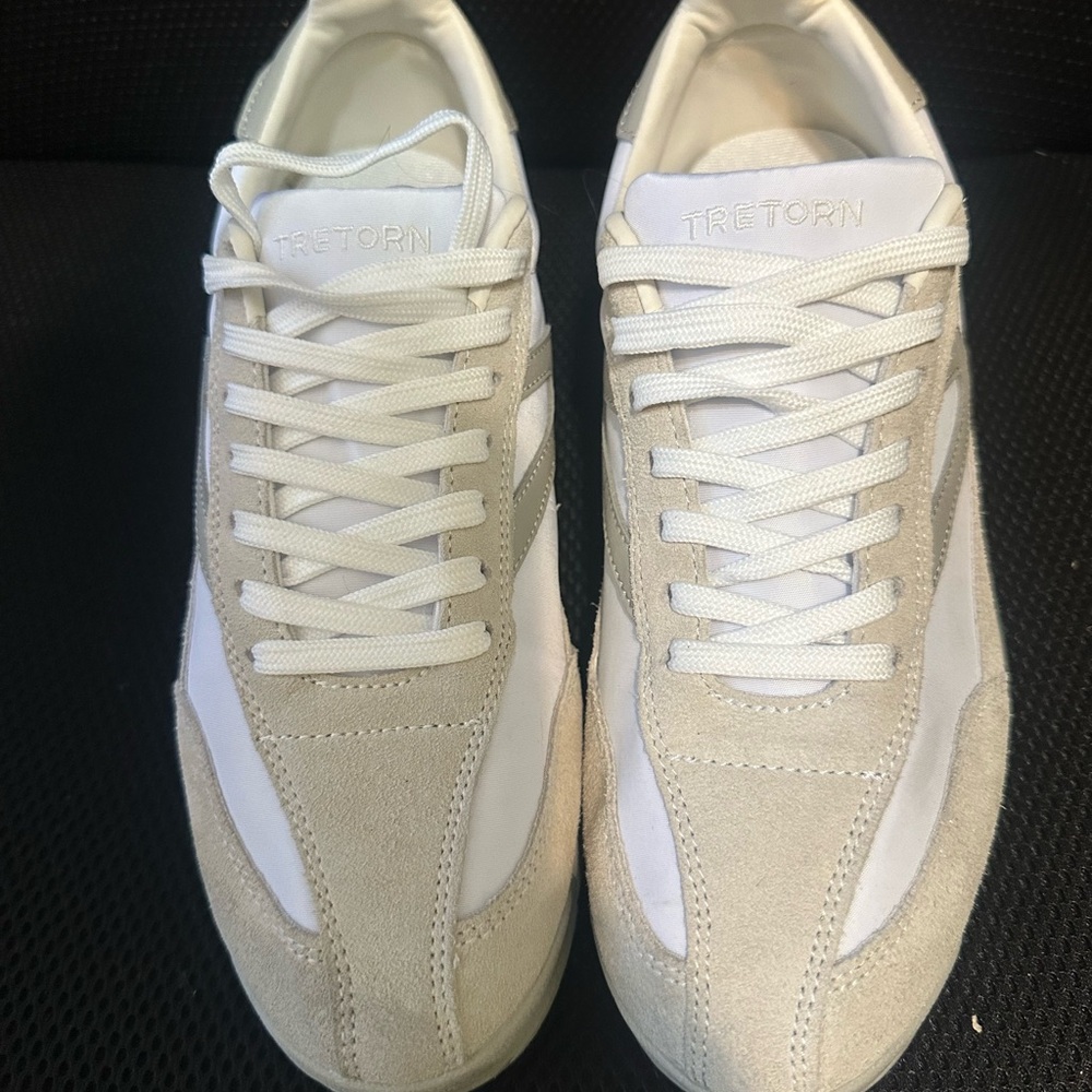 Tretorn Off-White and Cream Sneakers
